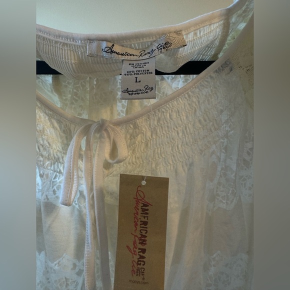 American Rag white blouse - Picture 3 of 4
